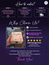 Personalized Baby Footprint Memory Box with Birth Details